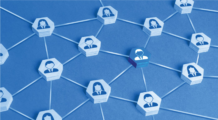 network of users
