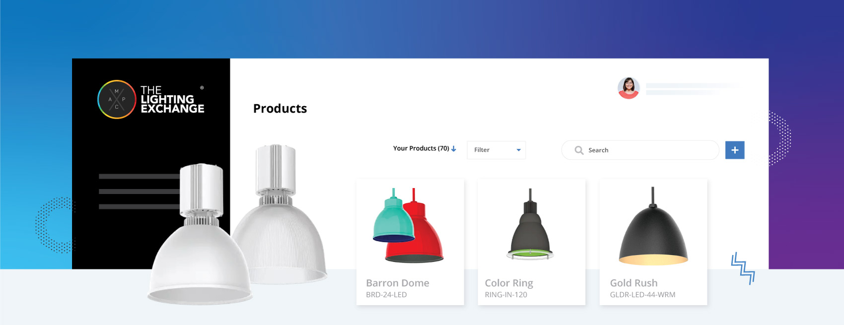 various lighting products